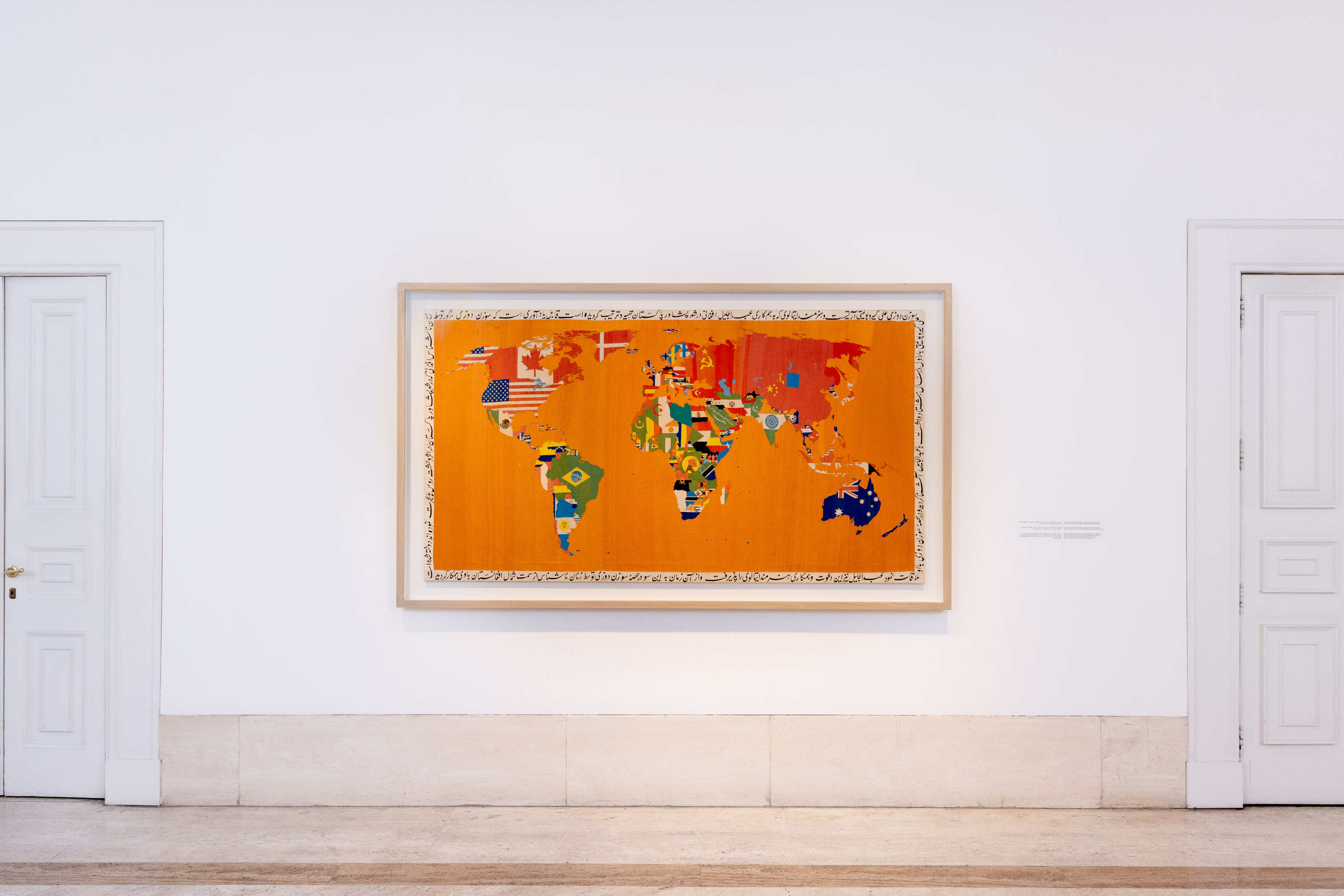 'Alighiero Boetti Mappe' featured as top exhibition to visit during Mayfair's Art After Dark event
